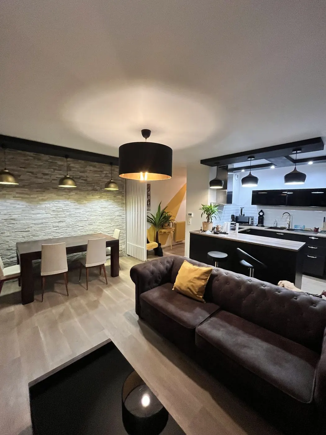 Séjour d’un appartement vendu à Argenteuil